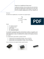 Simbología de Un Amplificador Operacional