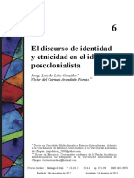 Identidad Etnicidad Ideal Postcolonialista