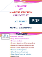 A Seminar On Material-Selection