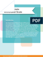 Clinical Opiate Withdrawal Scale