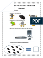 Prueba de Computación I Bimestre