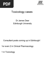 Toxicology Cases