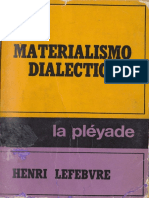 El Materialismo Dialéctico-Lefebvre