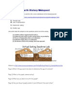 Earth History Webquest: Virtual Dating Isochron Lab