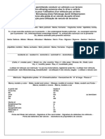 Autorización Permitiendo Conducir Un Vehículo A Un Tercero