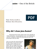 Jane Austen - One of The British Legends