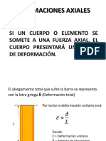 Deformaciones Axiales