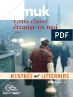 Orhan Pamuk - Cette Chose 233 Trange en Moi