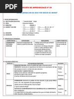 SESIÓN de APRENDIZAJE #20 La Encarnacion de Dios Por Medio de María