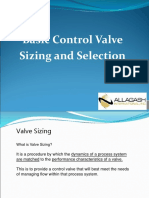 Basic Control Valve Sizing and Selection