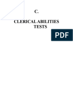 Clerical Ability Tests