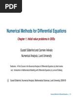 Numerical Methods For Differential Equations: Chapter 1: Initial Value Problems in Odes