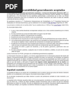 Principios de Contabilidad Generalmente Aceptados