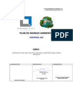 Plan de Manejo Ambiental Ventanal S.A.C