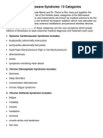 C - The Microwave Syndrome - 13 Categories