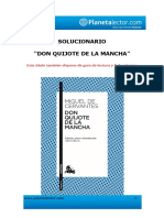 Solucionario Plantilla Don Quijote de La Mancha