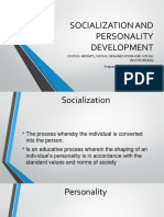 Socialization and Personality Development 