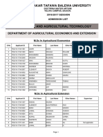 2nd Batch Admission List