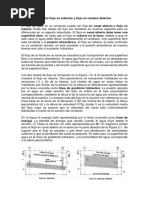 Comparación Entre Flujo en Tuberías y Flujo en Canales Abiertos