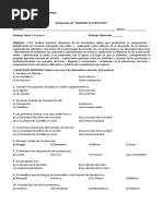 Evaluación Faraday El Electrico