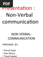 Presentation:: Non-Verbal Communication