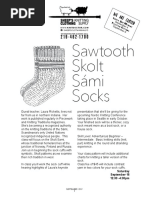 Sawtooth Skolt Sámi Socks: Wea Rec Losed