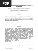 PRESENTACIÓN 2015 Análisis para La Implementación Del Lean en Construcción PDF