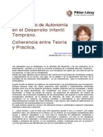 Myrtha Chokler El Concepto de Autonomia en El Des. Infantil