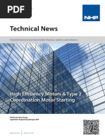 High Efficiency Motors Type 2 Coordination Motor Starting - NHPTNL74-Ind