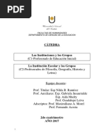 Programa 2017 - Grupos e Instituciones Educativas PDF