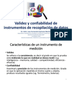 Tema 2 Validez y Confiabilidad de Instrumentos de Recopilación de