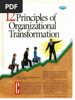 12 Principles of Organizational Transformation