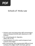 Schools of Hindu Law