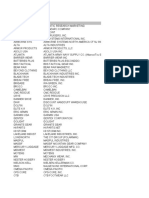 YDT Vendor List