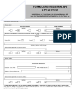 Formulario Nº2 Ley 27157 Oscar Melo