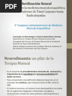 Movilización Neural LICENCIADO EN KINESIOLOGÍA MAXIMILIANO VENOSTA