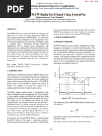 Modeling of FMCW Radar For S-Band Using SystemVue