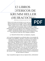 12 Libros Esotericos de Krumm Heller