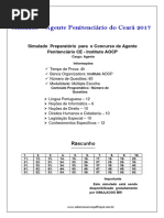 Simulado Agepen Aocp Ce 2017 BR PDF