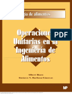 Operaciones Unitarias en La Ingenier A de Alimentos