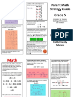 Grade 5 Parent Math Strategy Guide