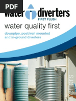 First Flush Water Diverters - Water Quality