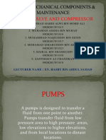 Pumps, Valves and Compressor