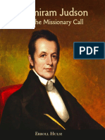 And The Missionary Call: Adoniram Judson