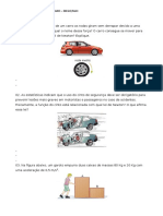 Avaliação Final de Física - 8 ANO