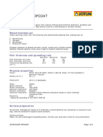 Jotafloor Topcoat Technical Data Sheet