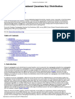 Quantum Key Distribution - QKD