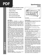 Synchronisers: ANSI Code 25 Type FAS-115DG