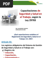 Capacitaciones Obligatorias Ley 29783