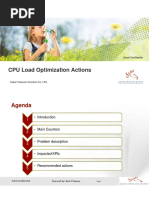 CPU Load Optimization Actions: Sabal Telecom Solution Co. LTD